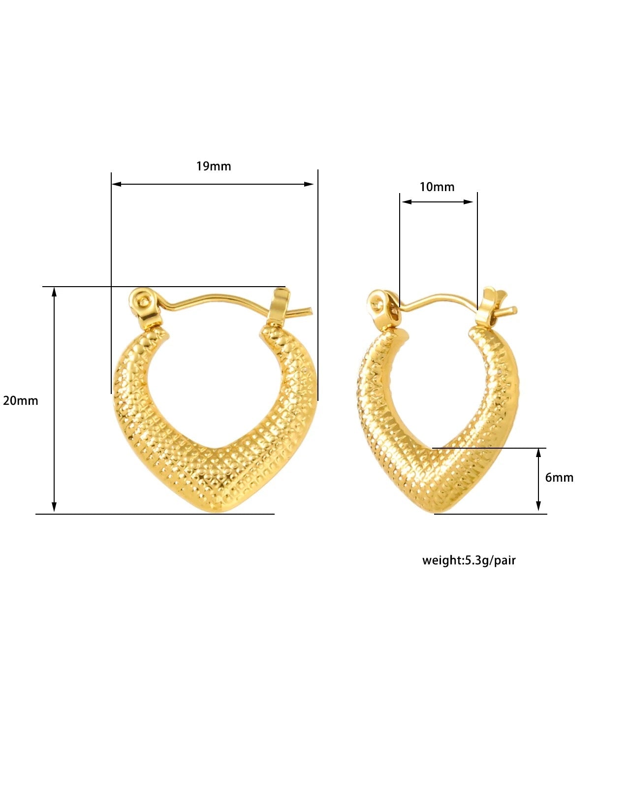 Lover Girl Hoop Earrings