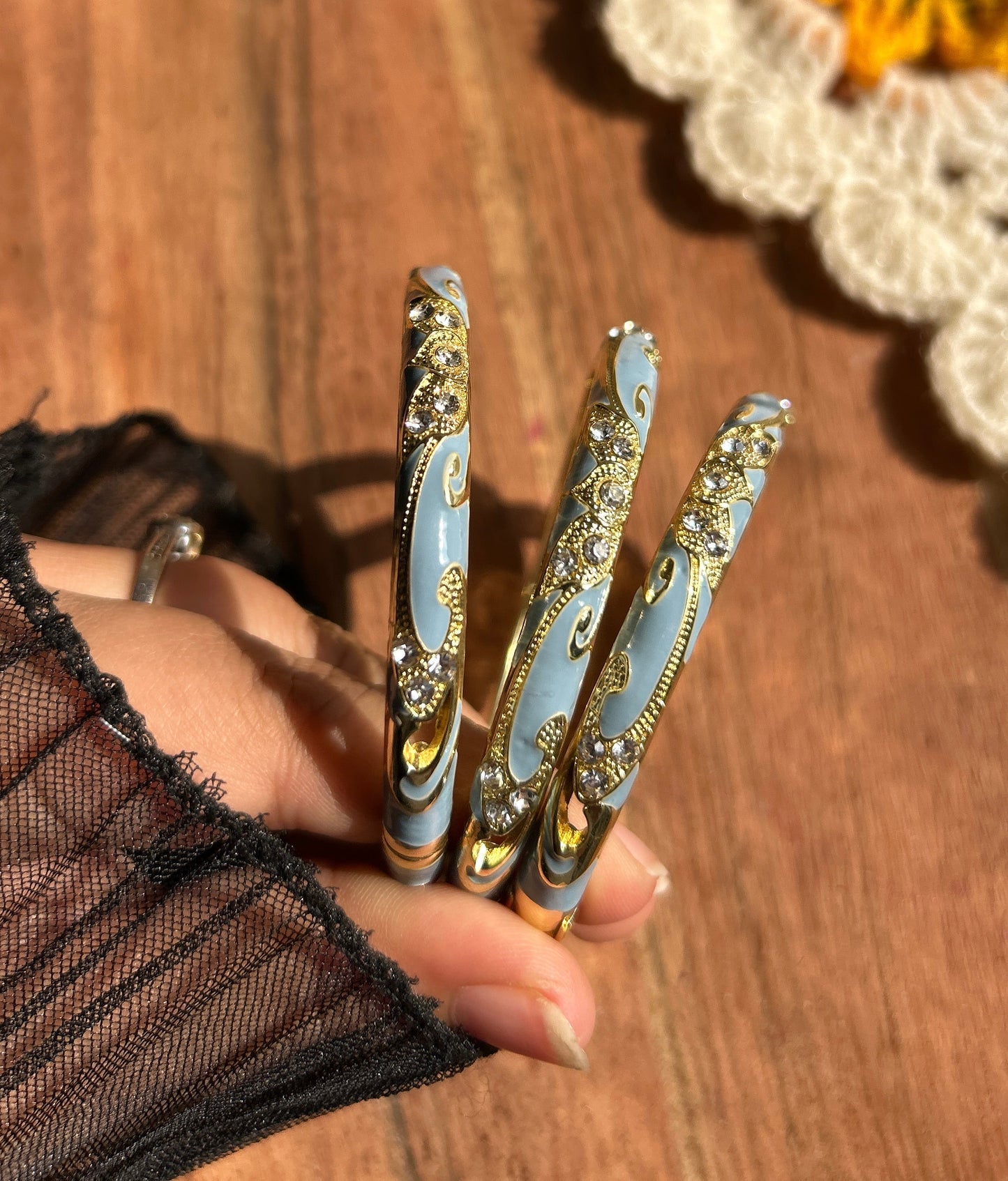 Blue Vintage Bangle (each bangle)