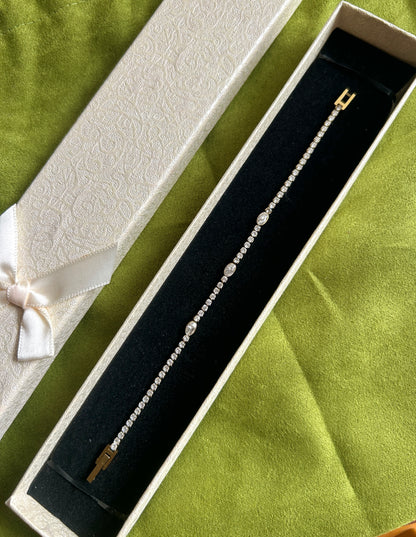 The Valentina Tennis Bracelet