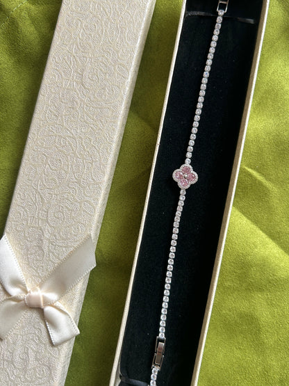 The Juliette Clover Tennis Bracelet