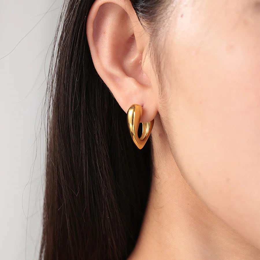 Liquid Love Heart Earrings