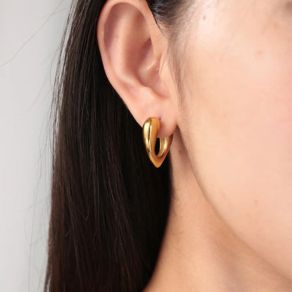 Liquid Love Heart Earrings