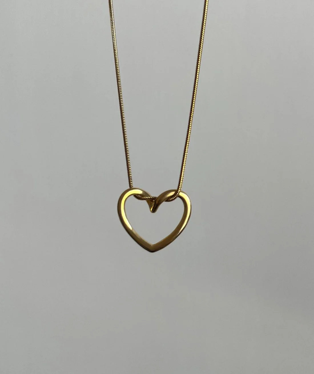 Twisted Heart Necklace