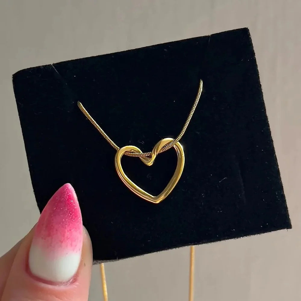 Twisted Heart Necklace