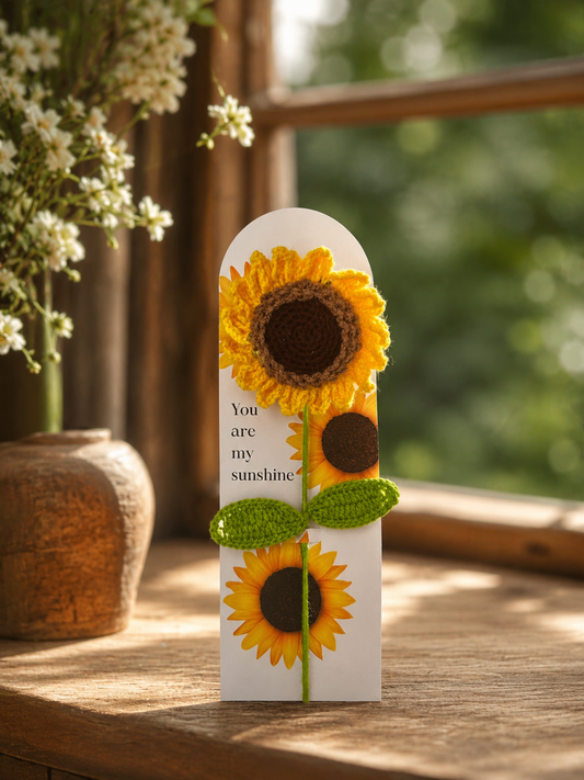 You Are My Sunshine – Crochet Sunflower Keepsake