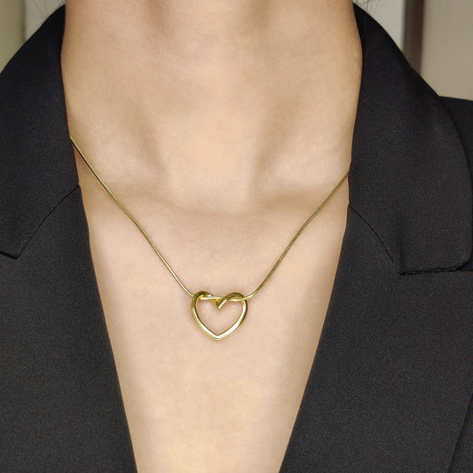 Twisted Heart Necklace