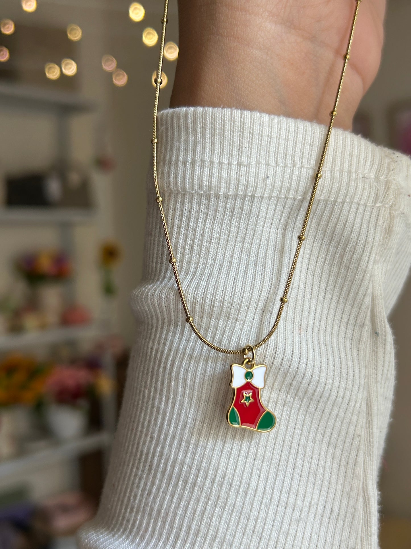Santa's Stocking Necklace