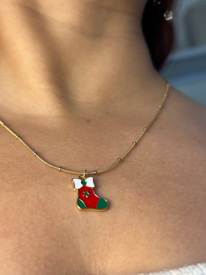 Santa's Stocking Necklace
