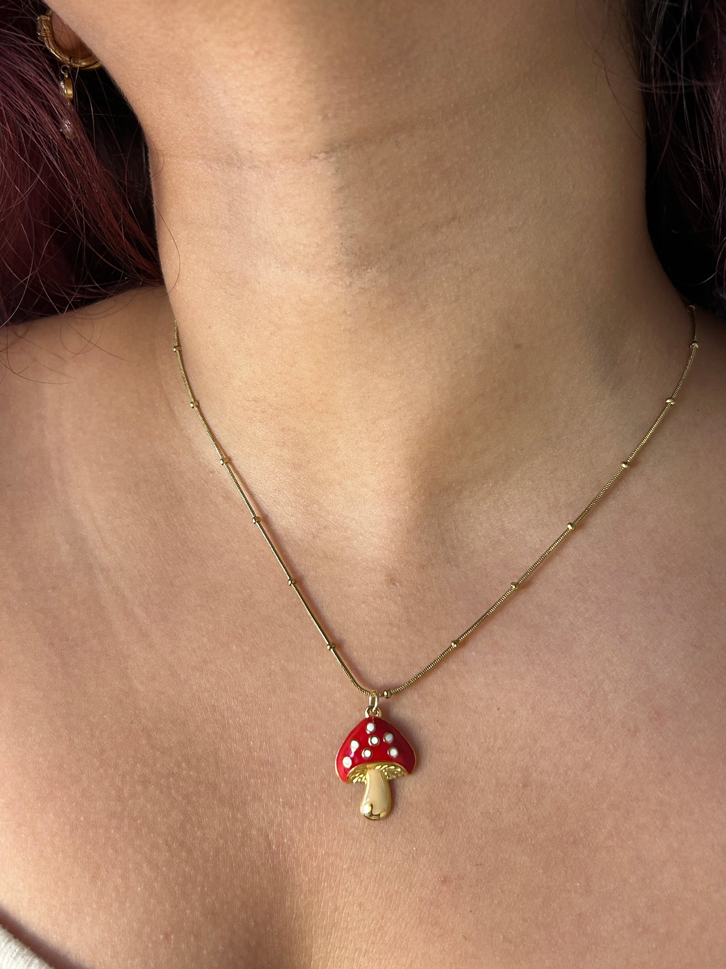 Merry Mushroom Necklace