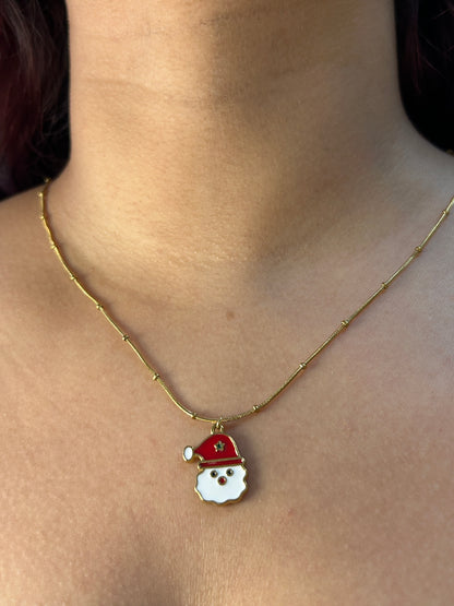 Jolly Santa Necklace