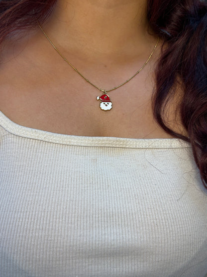 Jolly Santa Necklace