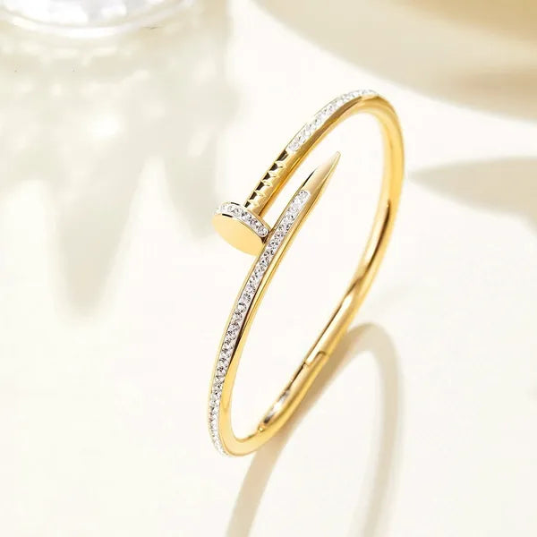 Timeless Diamond Nail Bracelet