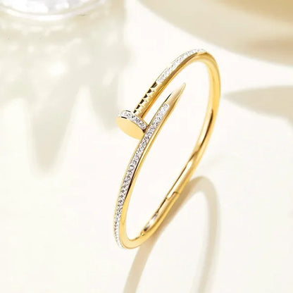 Timeless Diamond Nail Bracelet