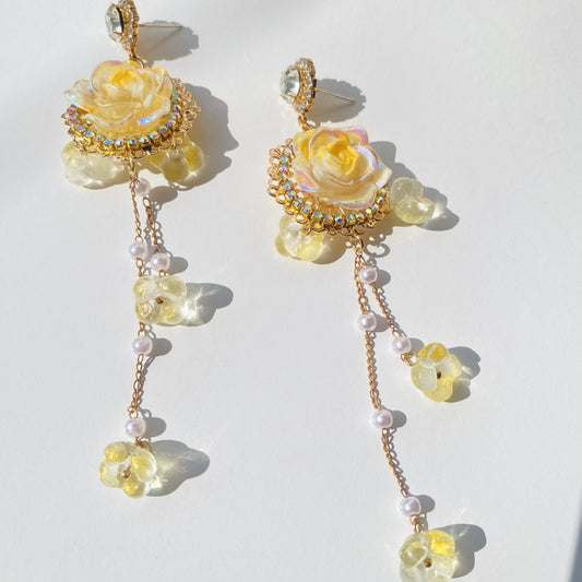 Honey Blossom Dangle Earrings