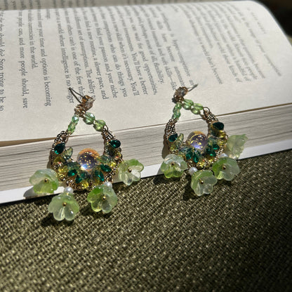 Fairy Core Green Earrings