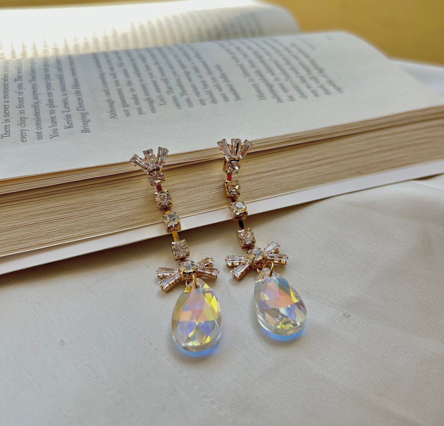 Crystal Cascade Drop Earrings