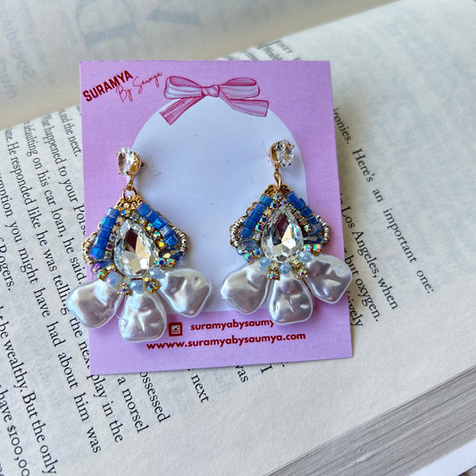 Ocean Bloom Drop Earrings