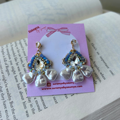 Ocean Bloom Drop Earrings