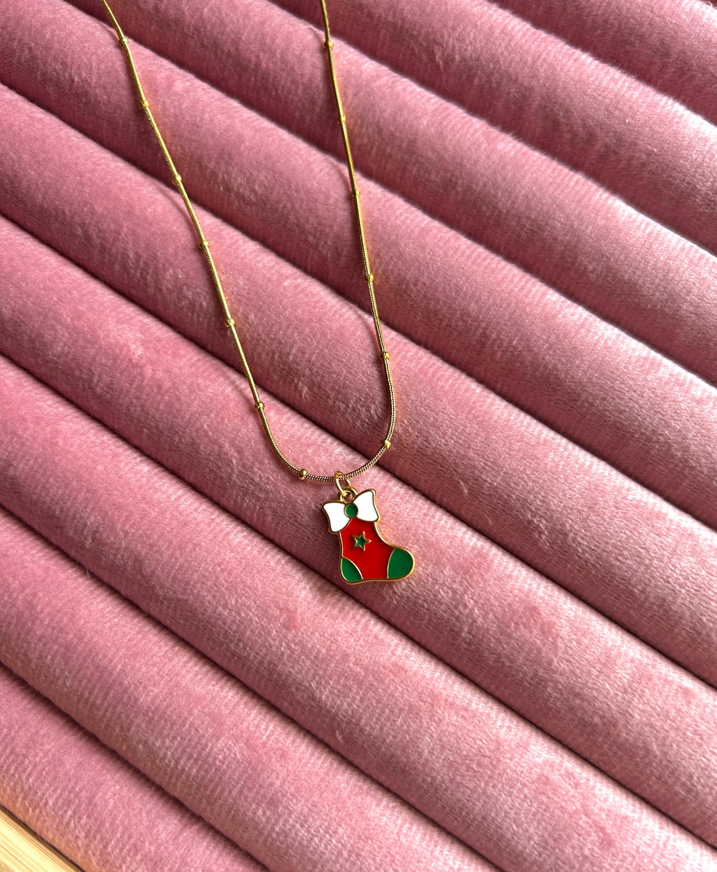 Santa's Stocking Necklace