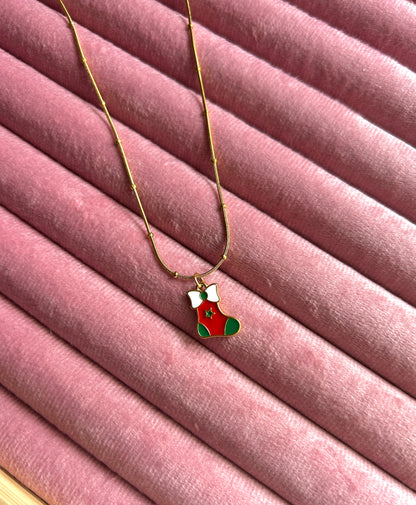Santa's Stocking Necklace