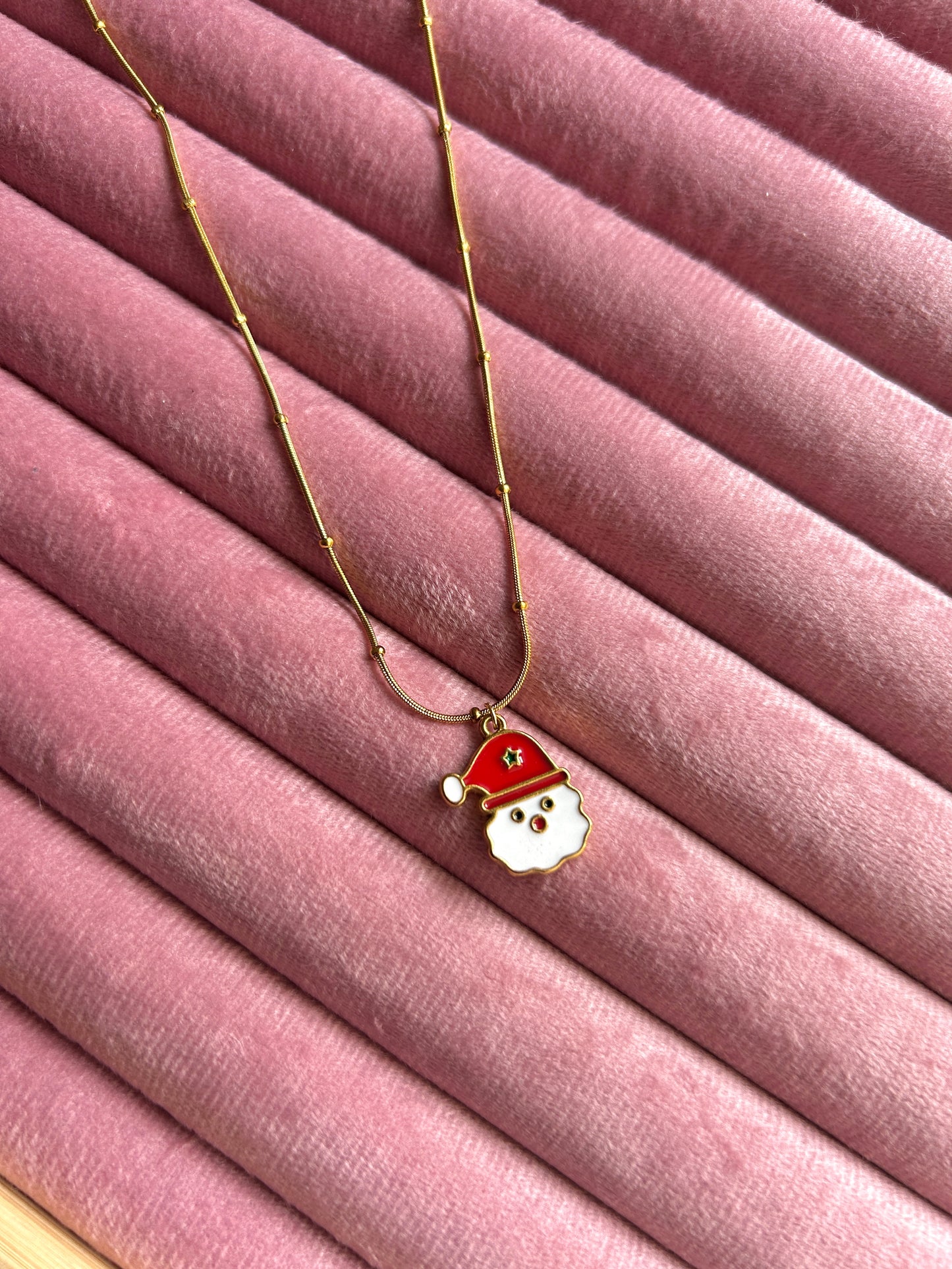 Jolly Santa Necklace
