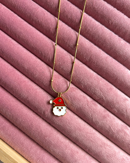 Jolly Santa Necklace