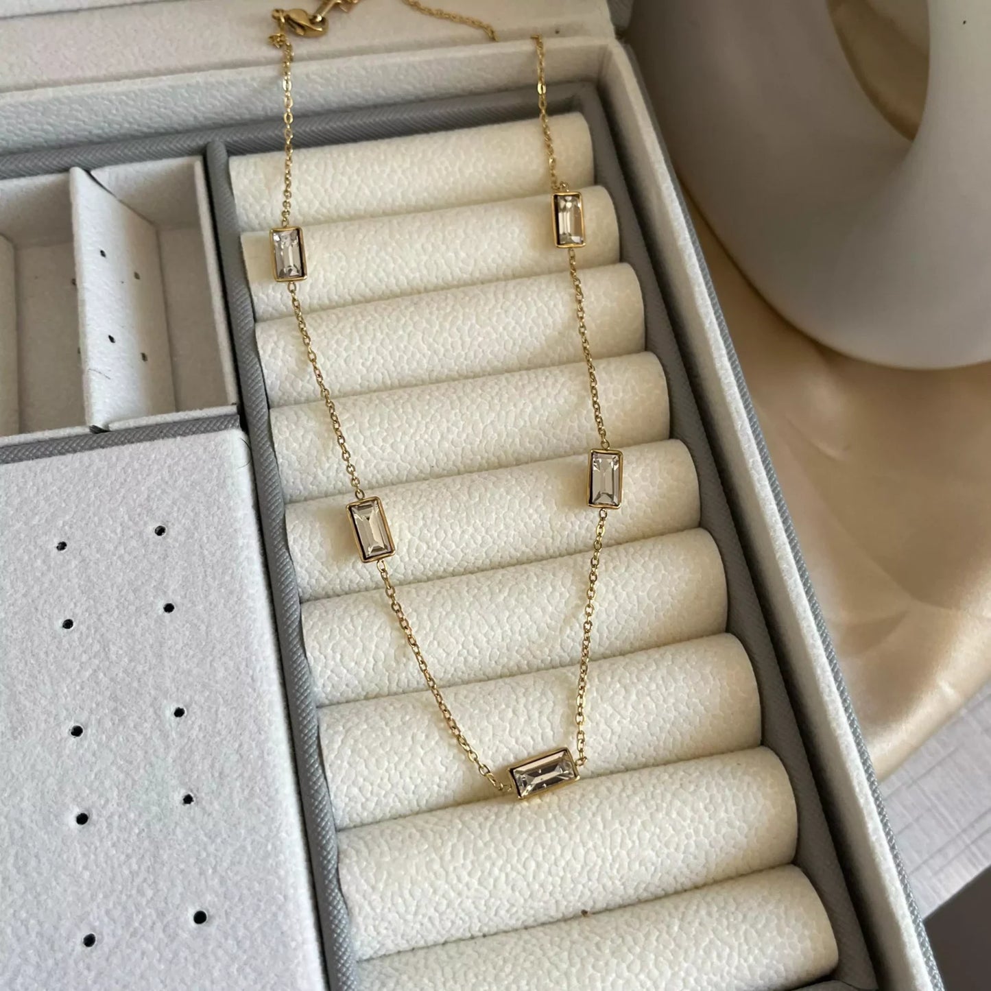 Baguette Necklace