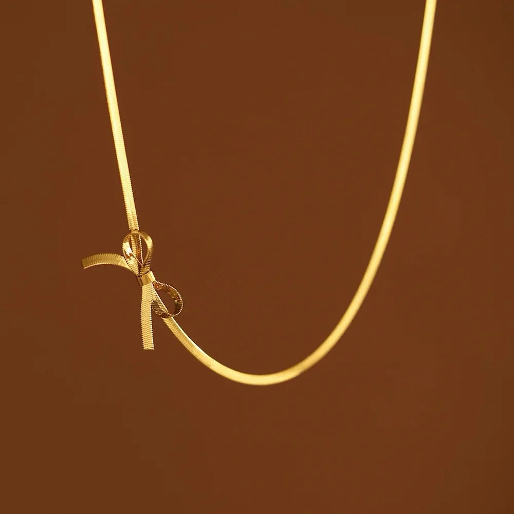 Bow Choker Necklace