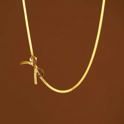 Bow Choker Necklace