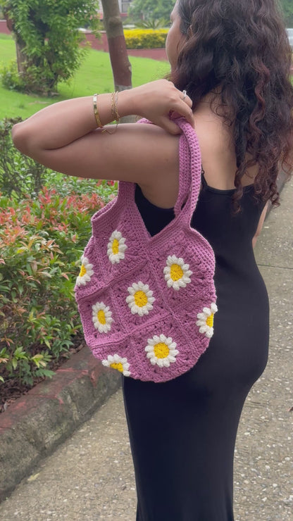 Mauve garden bag