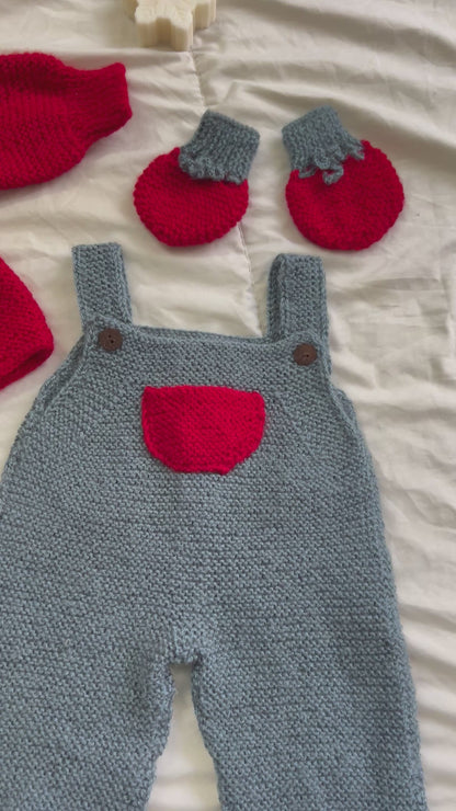 Bunny Dungaree Set