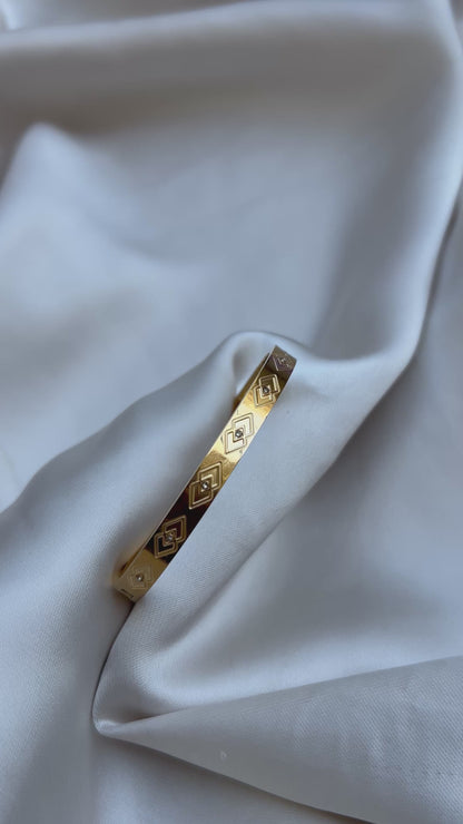 Evil Eye Bangle Bracelet