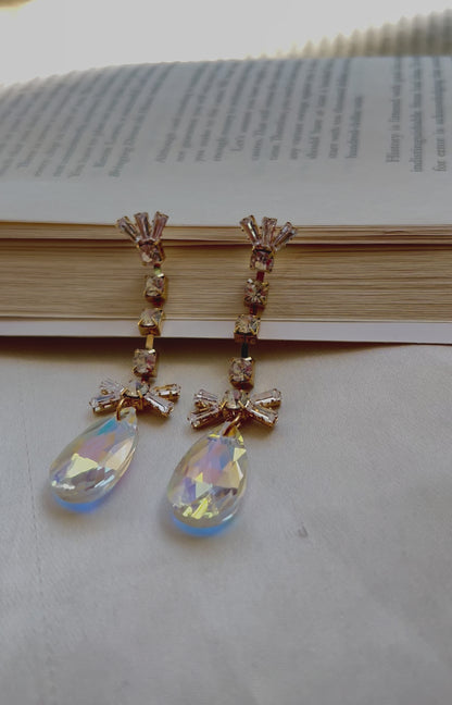 Crystal Cascade Drop Earrings